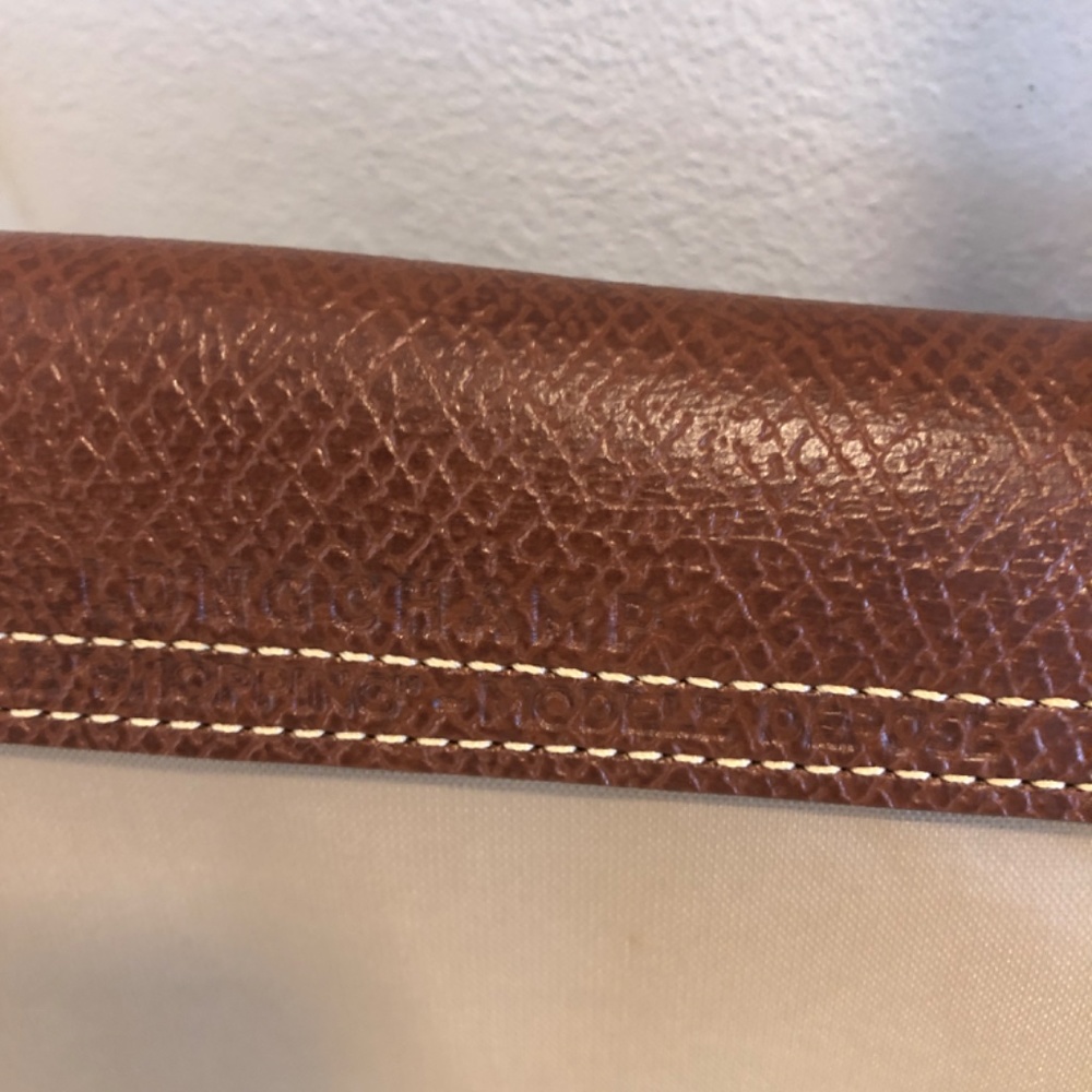Longchamp Lepilage Tan Canvas Tote - Picture 6 of 8